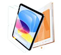 TOPESCT 2 Pack Screen Protector for iPad 11th A16 11-in. /10th Generation 10.9-in. (2025/2022),9H Hardness Tempered Glass Film with Easy Application Tray,Apple Pencil, Case Compatible, HD Clear