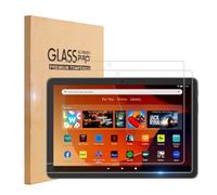 TOPESCT All New, Anti-Glare Screen Protector (2 pack), for Amazon Fire HD 10, (13th generation, 2023 release) Tempered Glass Film,9H Hardness, Ultra Clear, Anti-Scratch