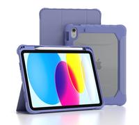 TOPESCT Case for iPad (A16) 11th Generation 11 Inch 2025/ iPad 10th Generation 10.9 Inch 2022, Auto Wake/Sleep, Strong Magnetic Shockproof Cover with Hard PC Translucent Back Shell,w/Pencil Holder