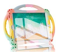 TopEsct iPad 6th Generation Case, iPad 5th Generation Case, Kids Case for New iPad 2017/2018 9.7 inch with Tempered Glass Screen Protector and Strap,Silicone Shockproof iPad Air & Air 2 Case
