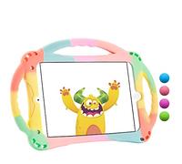TopEsct Kids Case for 7.9 inch iPad Mini 5th/4th/3rd/2nd/1st Gen (Old Model) Silicone Shockproof Protective Cover with Built-in Handle Stand and Strap (Rainbow)