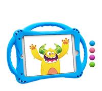 TopEsct Kids Case for 7.9 inch iPad Mini 5th/4th/3rd/2nd/1st Gen (Old Model) Silicone Shockproof Protective Cover with Built-in Handle Stand and Strap (Blue)