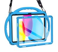 TOPESCT Kids Case for iPad A16 11th/10th Generation (2025/2022) 11inch/10.9inch- Made of Kid-Friendly Silicone, with Built-in Screen Protector, Shockproof Handle Stand Case For iPad 11th/10th Gen