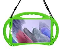 TopEsct Kids Case for Samsung Galaxy Tab A7 Lite 8.7 Inch 2021, Lightweight Kid-Proof Cover with Kickstand & three Handles and strap for Galaxy Tab A7 Lite 8.7 Inch (SM-T220/T225) (Green)