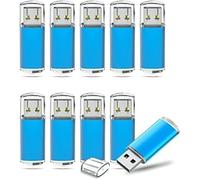 TOPESEL 50 Pack 4GB USB 2.0 Flash Drive High Speed 4G Thumb Drive Memory Stick Jump Drive 4G USB Drive Zip Drive for PC laptops, Tablets, TVs, car Audio (Blue)