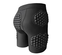 Topeter Compression Padded Shorts for Basketball, Hip/Butt Pad Protection Crash Short Pants for Skate, Rugby, Snowboard