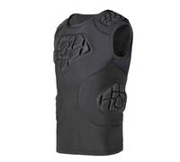 Topeter Youth Baseball Chest Protector Shirt, Rib Protective Undershirts, Heart Sternum Guard Padded Vest for Softball, Football, Rugby S