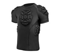 Topeter Youth Football Rib Protector Undershirt with Rib, Chest, Shoulder, Back Protection for Baseball, Paintball, Rugby, Hockey YM
