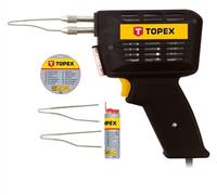 TOPEX Soldering Gun 150W Set Iron With Tin Replacement Tips Suitcase