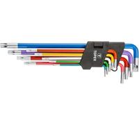 Topex torx Key Set 9 pcs Long Sizes: T10-T50 (Top 35D969)