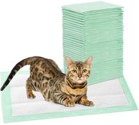 Topfeel 30 Count Cat Pads Compatible with Tidy Cats Breeze Litter System, 16.9" X 11.4", Cat Pad Refills Super Absorbent Quick-Dry Pee Pads for Cats, Unscented