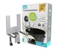 topfi® Pot Lid Holder for Pots and Pans | The Kitchen Aid for a Free & Clean Work Surface, Allows Water to Drip Back into the Pot and Offers Reliable Boil Over Protection