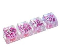 TOPFROP Translucents Leaves Dry Flowers Resins Keycap Mechanical Keyboards Keycap ESCs Keycap Gamings Keyboards Keycaps