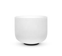 TOPFUND 741 Hz Crystal Singing Bowl 8 inch Sound Bath Sound Healing Chakra Singing Bowl Solfeggio Frequency (F#5+2.4)