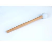 TOPFUND Medium Hardness Rubber Mallet for Crystal Singing Bowl