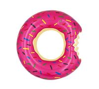 Topfunyy Strawberry Donut Pool Floats Summer Themed Inflatable Swimming Rings Tubes for Adults(90cm/35.5inch)