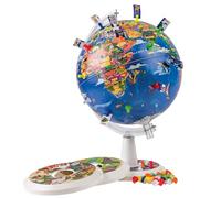 TOPGLOBE 26cm Globe “My World” Graphic Display + Pins
