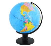 Topglobe 30cm World Globe, Educational Political Map for Kids, Swivel Rotating Globe English