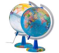 TOPGLOBE Illuminated Globe 20cm - Spanish Map - Political Globes - Educational/Geographical/Desktop Decoration