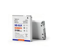 TOPGOBAT 2 Pack 2100mAh High Capacity NB-6LH Battery for Canon PowerShot SX540 HS, SX530 HS, SX520 HS, SX510 HS, SX500 HS, SX170 is, SX700 HS, SX710 HS, SX610 HS, SX600 HS, S1200 , , , D30, S90 cm