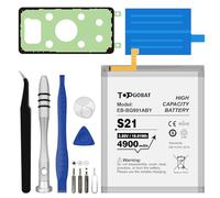 TOPGOBAT Replacement for Samsung Galaxy S21 Battery, 4900mAh High Capacity Battery Compatible with Samsung Galaxy S21 Model (SM-G991U SM-G991F) with Replacement Tool Kits, EB-BG991ABY