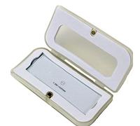 TopHomer 0.01mm Microscope Micrometer, Glass & PP & EVA, White, LED, 7.5X2.5X0.1cm