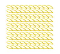 TopHomer 100 Pcs Yellow Plastic Security Tags, Numbered Tamper Evident Seals for Trailer & Truck Cargo, Disposable Safety Locks for Shipping, Logistics & Transport