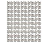 TopHomer 100PCS LED Rope Mounting Clips, Neon Rope Light Clips Bracket for 4.5-6mm Neon Wall Mount LED Light Parties Festivals Weddings (GT-0512)