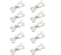 TopHomer 10Pcs Fabric Covered Hook and Eye Closures Fasteners Sewing Closure for Fur Coat Jacket