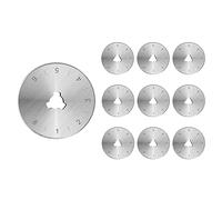 TopHomer 10PCS Rotary Cutter Blades, 28mm Rotary Cutter Replacement Blades for Quilting, Paper, Fabric, Scrapbooking, Sewing, Art and Crafts