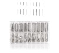 TopHomer 144Pcs Watch Strap Spring Bar Pins Kit, Watch Band Link Pins, 8mm-25mm Assorted, Watch Strap Repair Accessories