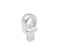 TopHomer 15mm Plum Head Interchangeable Torque Wrench Head, Chrome Vanadium Steel Replaceable Head, Metric, 14mm x 18mm Drive