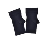 TopHomer 1Pair Elastic Ankle Support Sleeve, S/M/L/XL/XXL Breathable Ankle Brace Elastic Thin Ankle Brace for Pain Relief, Recovery and Ankle Injury Black and Skin Color for Choose
