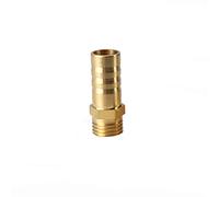 TopHomer 1Pcs BSP Hose Connector Brass Pipe Fitting 6mm/8mm/10mm/12mm/16mm/19mm/25mm, Hose Barb Tail Male BSP Thread Connector Joint Copper Coupler Adapter
