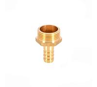 TopHomer 1Pcs BSP Hose Connector Brass Pipe Fitting 6mm/8mm/10mm/12mm/16mm/19mm/25mm, Hose Barb Tail Male BSP Thread Connector Joint Copper Coupler Adapter