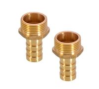 TopHomer 1Pcs BSP Hose Connector Brass Pipe Fitting 6mm/8mm/10mm/12mm/16mm/19mm/25mm, Hose Barb Tail Male BSP Thread Connector Joint Copper Coupler Adapter