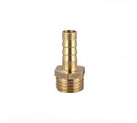 TopHomer 1Pcs BSP Hose Connector Brass Pipe Fitting 6mm/8mm/10mm/12mm/16mm/19mm/25mm, Hose Barb Tail Male BSP Thread Connector Joint Copper Coupler Adapter