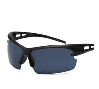 TopHomer 1Pcs Outdoor Riding Glasses, Fashion Arc Light Sunglasses Dustproof Windproof Safety Sunglass for Outdoor Activity Sport Eyewear Black Grey