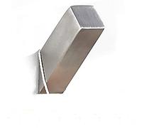 TopHomer 2Pcs 304 Stainless Steel Bathroom Square Towel Hook Brushed Silver/Black Clothes Hook Square Bathroom Accessories for Bathroom Kitchen Toilet