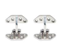 TopHomer 2Pcs Long Reach Hatch Hinge, Heavy Duty Marine Grade Stainless Steel Hinge with Removable Pin Ship RV Accessories Yacht Hardware Marine Hatch Hinge
