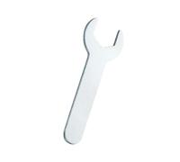 TopHomer 30mm Single Open-Ended Spanner, Super-Thin Open End Thickness 2.3mm, Spanner Gas Bottle Spanner for Narrow Space Fixing Plumbing Repairing Assembling, Length 130mm, 1PC