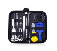 TopHomer 31Pcs Watch Repair Tools Kit with Storage Bag Adjustable Case Holder Precision Anti-Magnetic Screwdrivers for Watch Enthusiasts