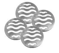 TopHomer 4Pcs Floor Drain Cover, 90mm Round Grate Drain Protection Cover for Shower Bathroom Kitchen, Stainless Steel
