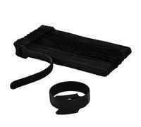 TopHomer 50 Pack Hook Loop Straps, Adjustable Wire Organizing Cords Fastening Ties for Data Cables, PC Cable and TV Cable - 12 x 100mm