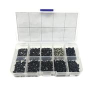 TopHomer 500Pcs Laptop Repair Screws Kit, M2 M2.5 M3 Micro Screws Flat Head Phillips Screws Set Universal for Computer Repair and DIY Electronic Projects