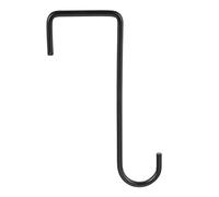 TopHomer 8 Pcs Vinyl Fence Hooks, Patio Hangers Powder Coated Steel Fence Hangers, Wall Hanging Brackets Hook Plant Hangers