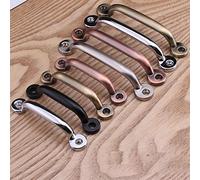 TopHomer Aluminum Alloy Handles, 1pcs Drawer Handles Knobs Pull Handles Cupboard Closet Door Bow Shape Pull Handle-Silver 78MM