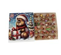 TopHomer Capybara Advent Calendars 2025,24-Day Countdown 3D Christmas Countdown Toy, Perfect for Christmas Decorations and Children