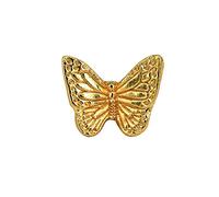 TopHomer Creative Drawer Knobs, Gold Butterfly Shape Cabinet Knob Pull Handles, Wardrobe Dresser Cupboard Door Knobs for Cupboard, Wardrobe, Cabinet, Dresser (B)