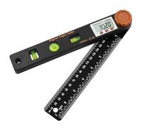 TopHomer Digital Angle Finder - 190mm/7 Inch Digital Protractor Angle Ruler, LCD Display & Spirit Level, 360° Angle Measurement Tool for Woodworking, Construction & DIY